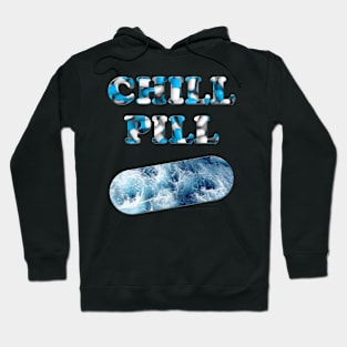 Chill Pill Blue Hoodie